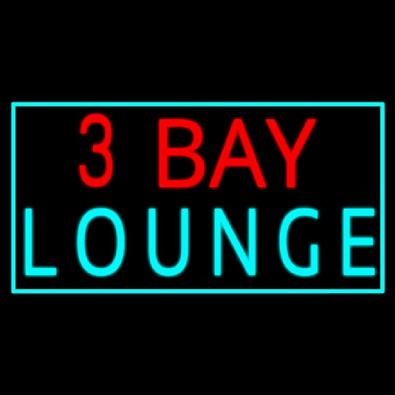 3 Bay Lounge Neon Sign