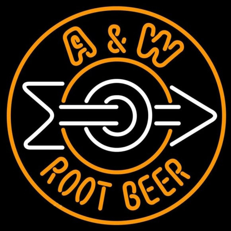 A W Root Neon Sign