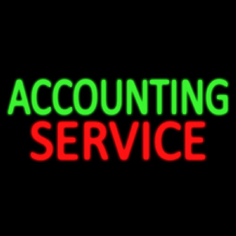 Accounting Service Neon Sign