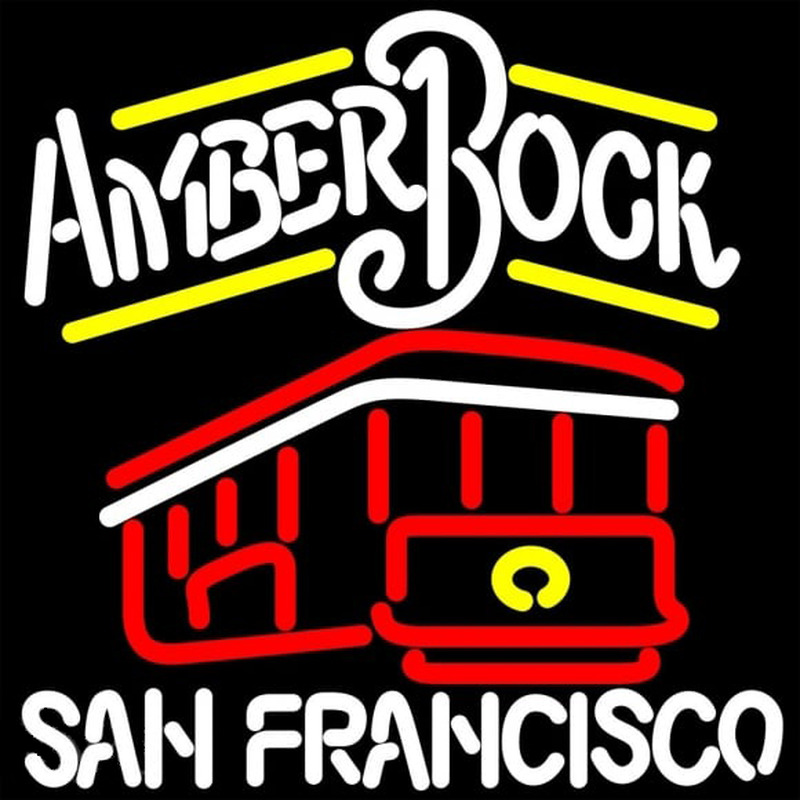 Amber Bock Neon Sign