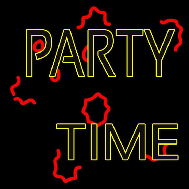 And Party Time Neon Sign