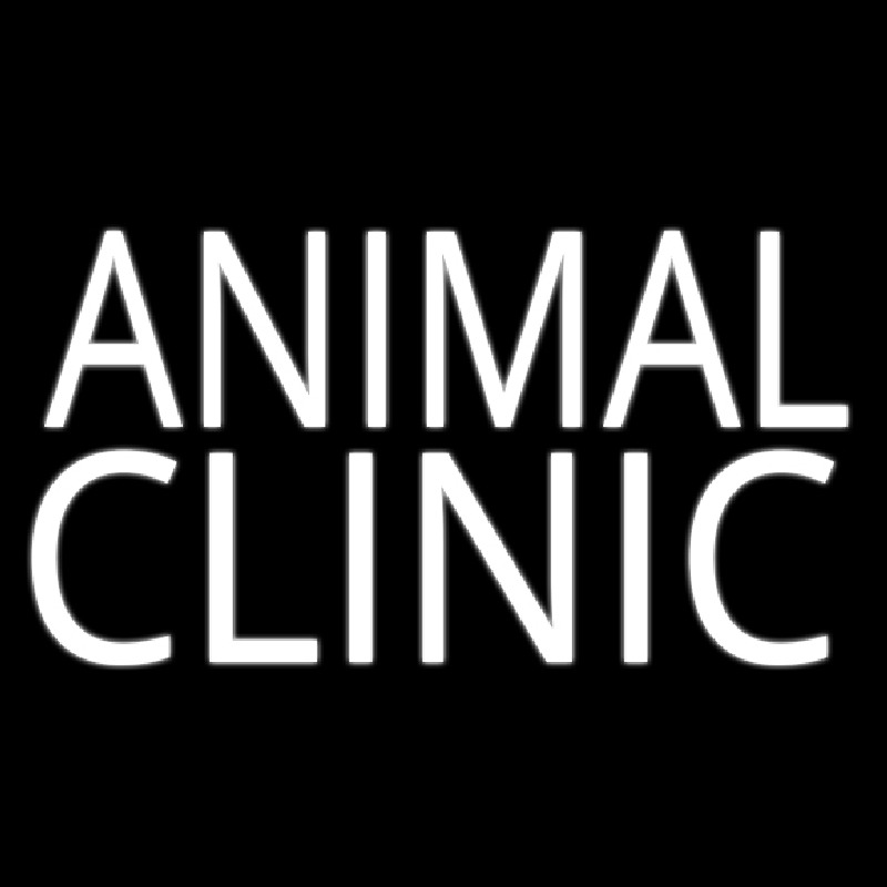 Animal Clinic Block Neon Sign