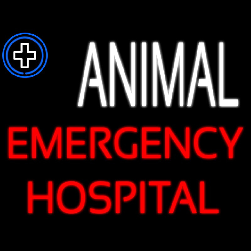Animal Emergency Hospital Neon Sign