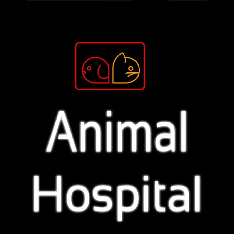 Animal Hospital Neon Sign