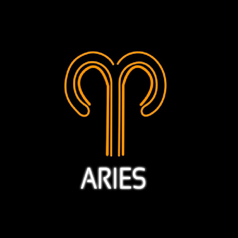 Aries Icon Neon Sign