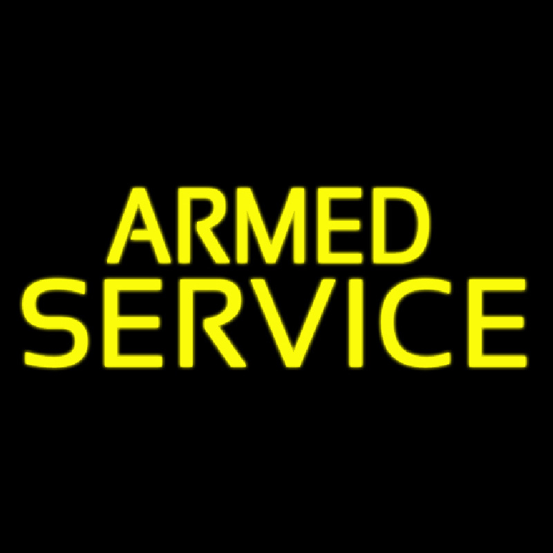 Armed Service Neon Sign