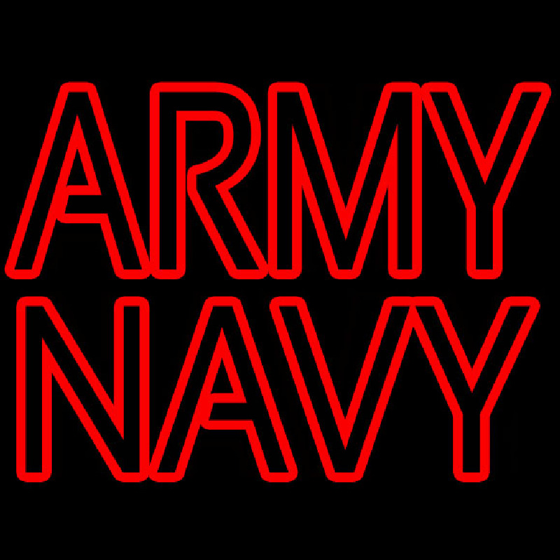 Army Navy Neon Sign