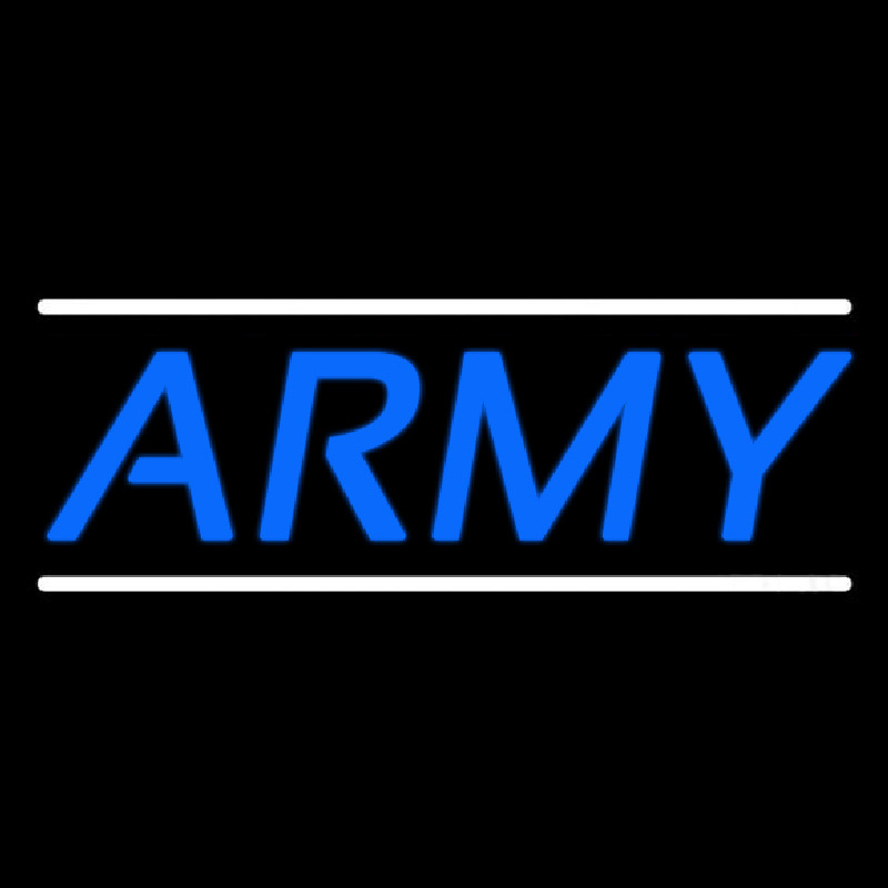 Army Neon Sign