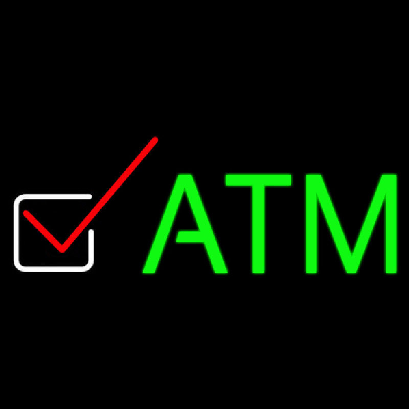 Atm Neon Sign