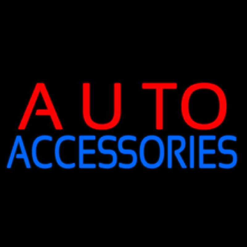 Auto Accessories Neon Sign