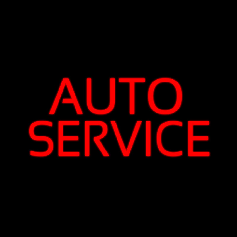 Auto Service Neon Sign