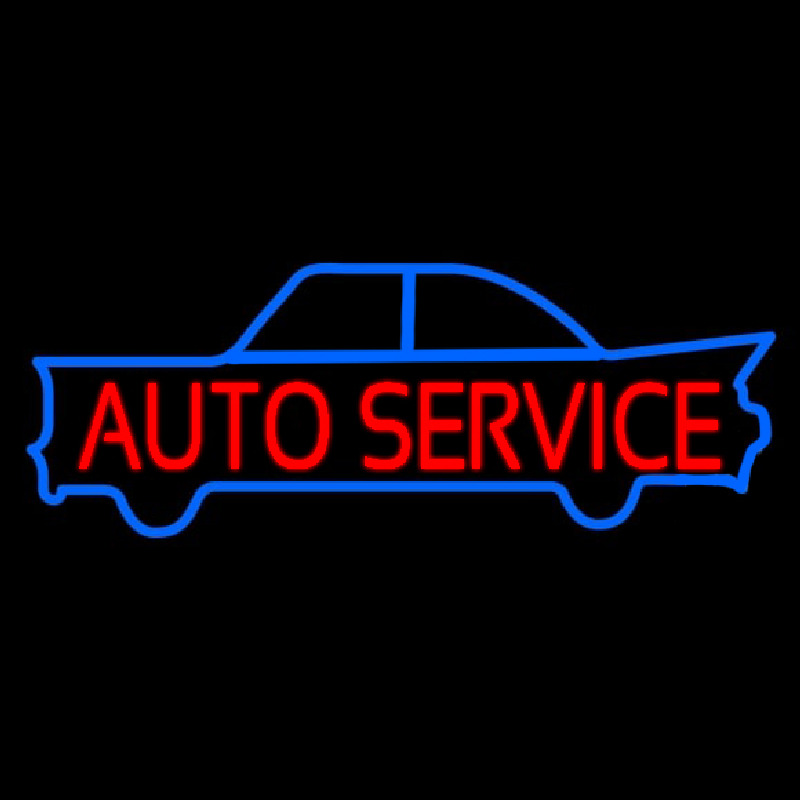 Auto Service Neon Sign