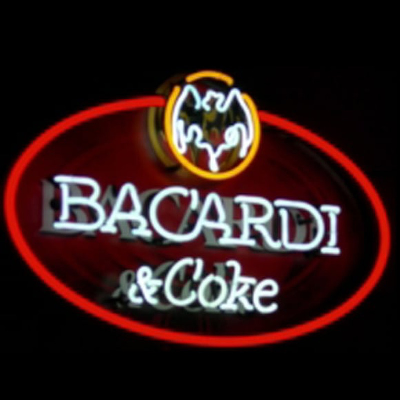 Bacardi And Coke Neon Sign Neon Sign