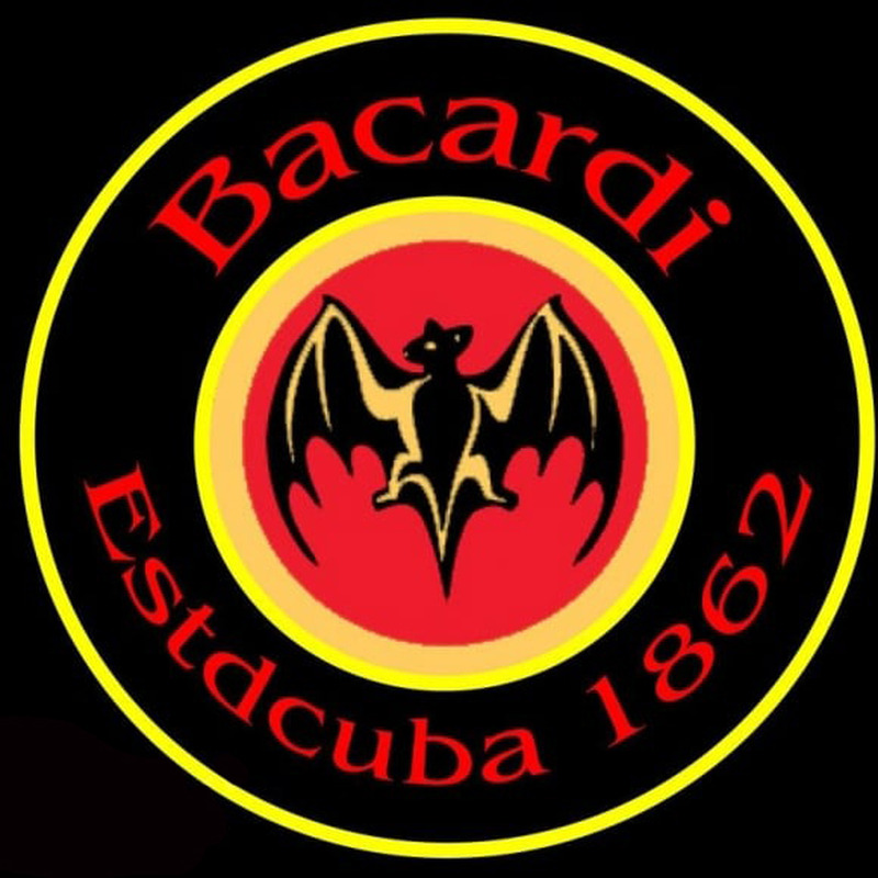 Bacardi Estdcuba 1862 24x24 Rum Sign Neon Sign