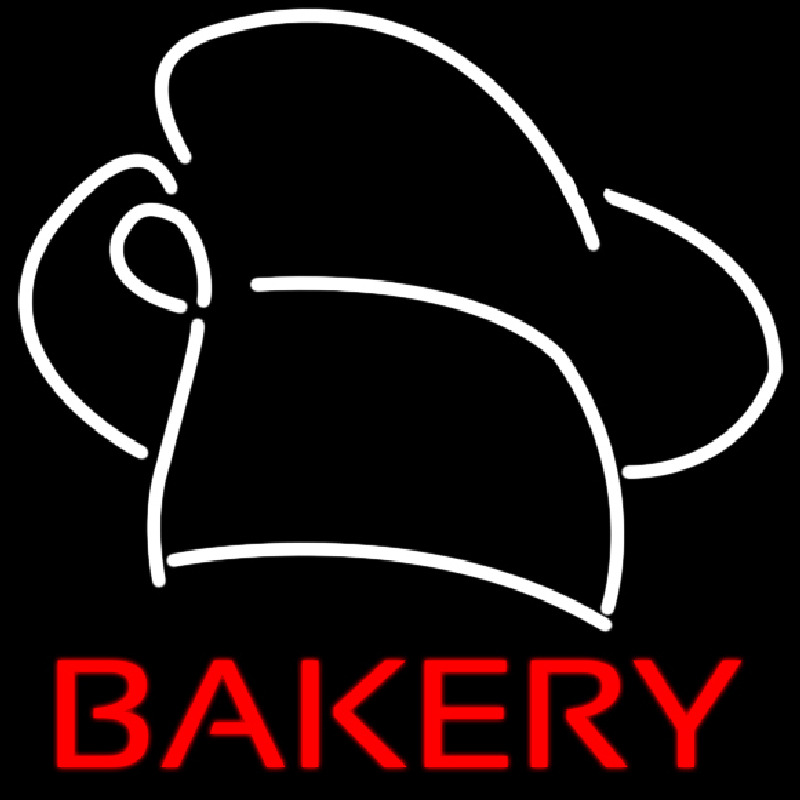 Bakery Hat Neon Sign