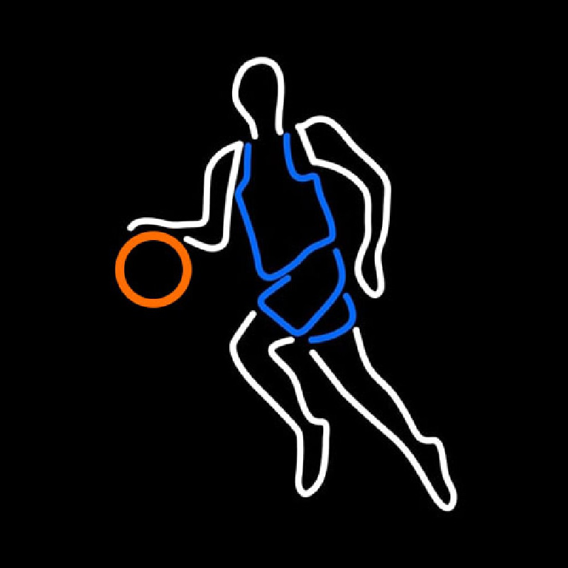 Basketball Player Neon Sign