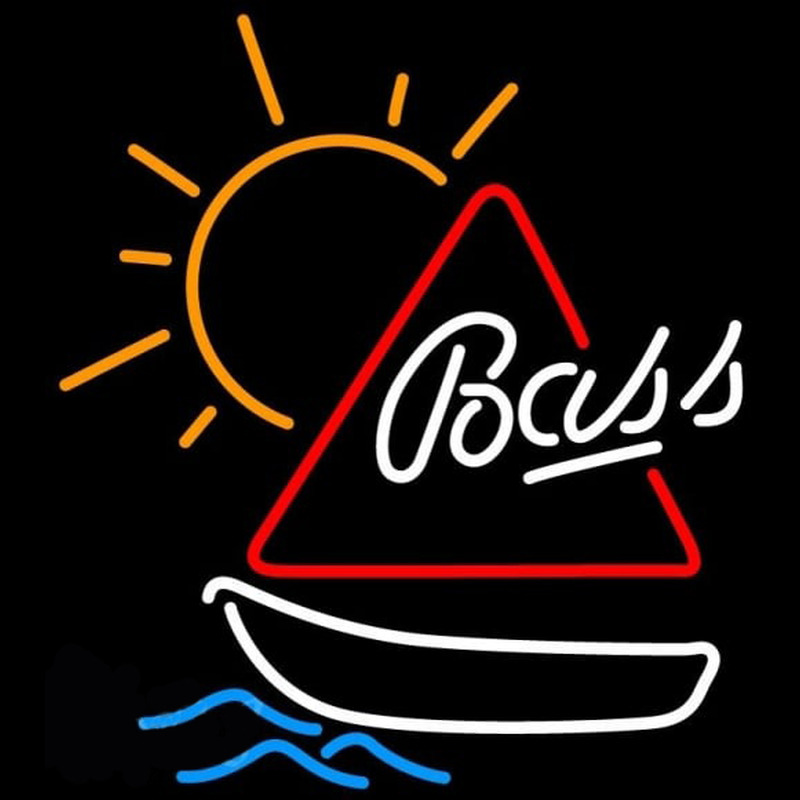 Bass Sailboat Neon Sign
