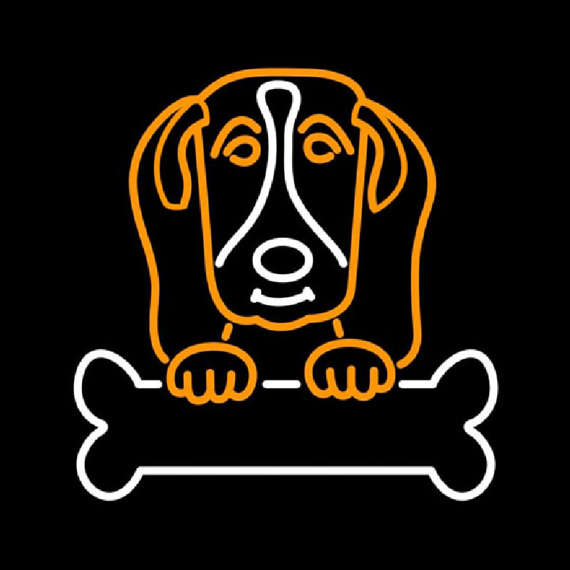 Basset Hound Poster Neon Sign