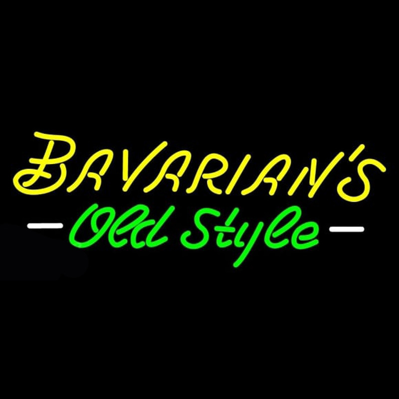 Bavarians Cursive Old Style Neon Sign Neon Sign