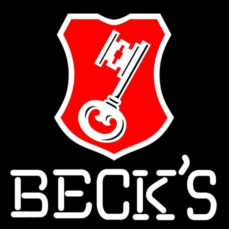 Beck Key Label Beer Sign Neon Sign