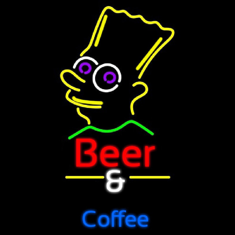 Beer And Coffee Neon Sign