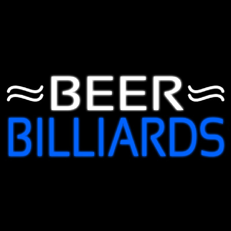 Beer Billiards 1 Neon Sign