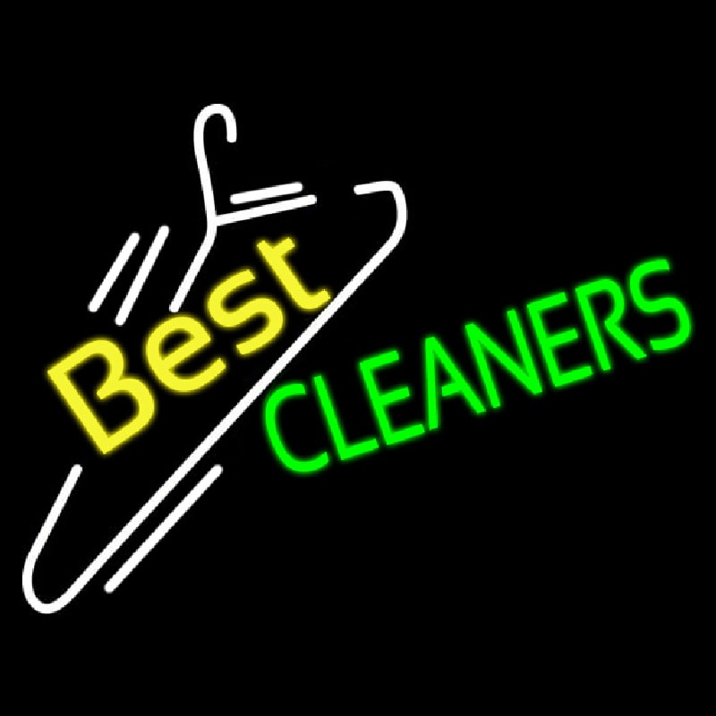 Best Cleaners Neon Sign