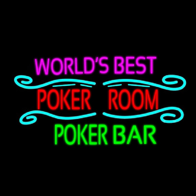 Best Poker Room Liquor Bar Beer Neon Sign