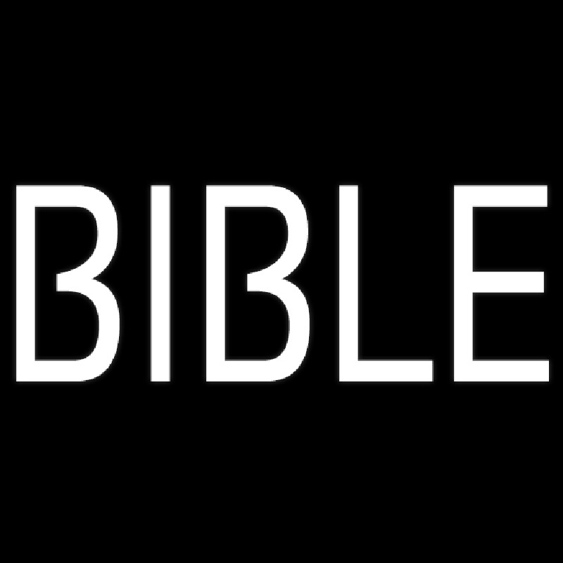 Bible Neon Sign