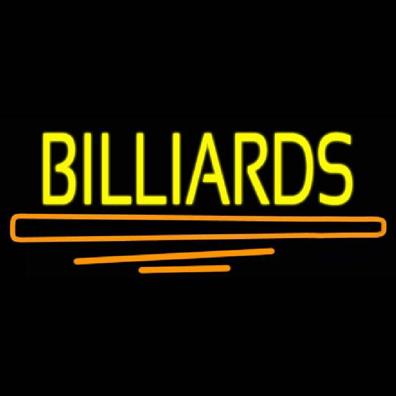 Billiards 1 Neon Sign