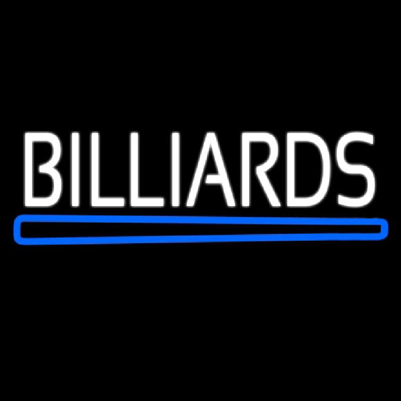 Billiards 2 Neon Sign