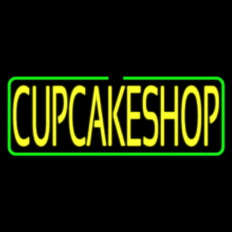 Block Cupcake Shop Neon Sign