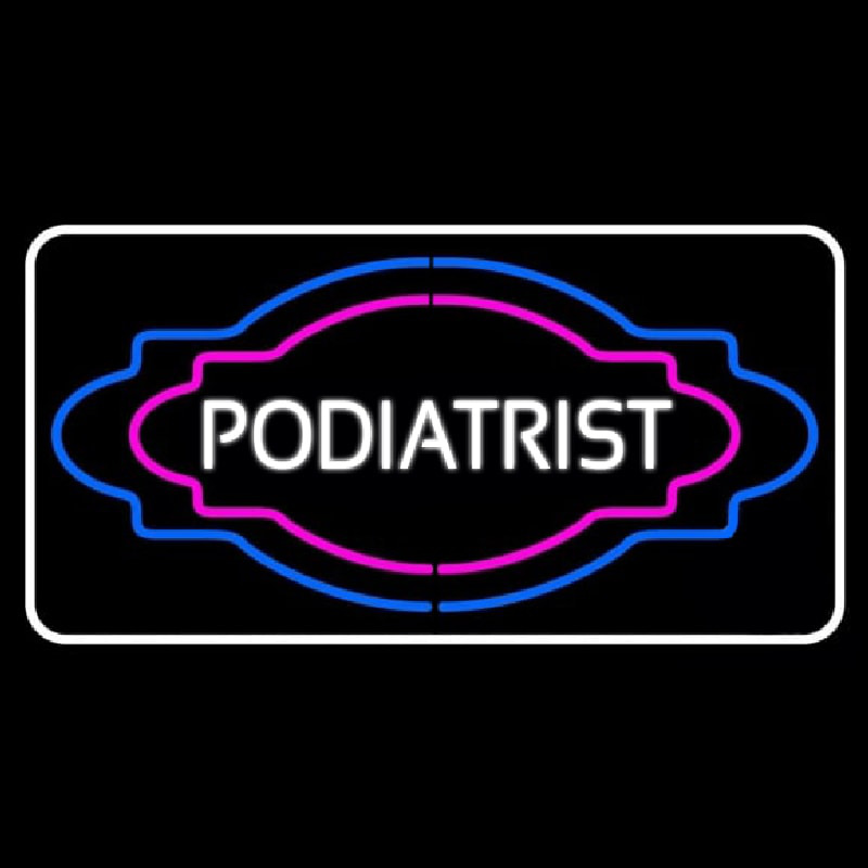 Block Podiatrist Neon Sign