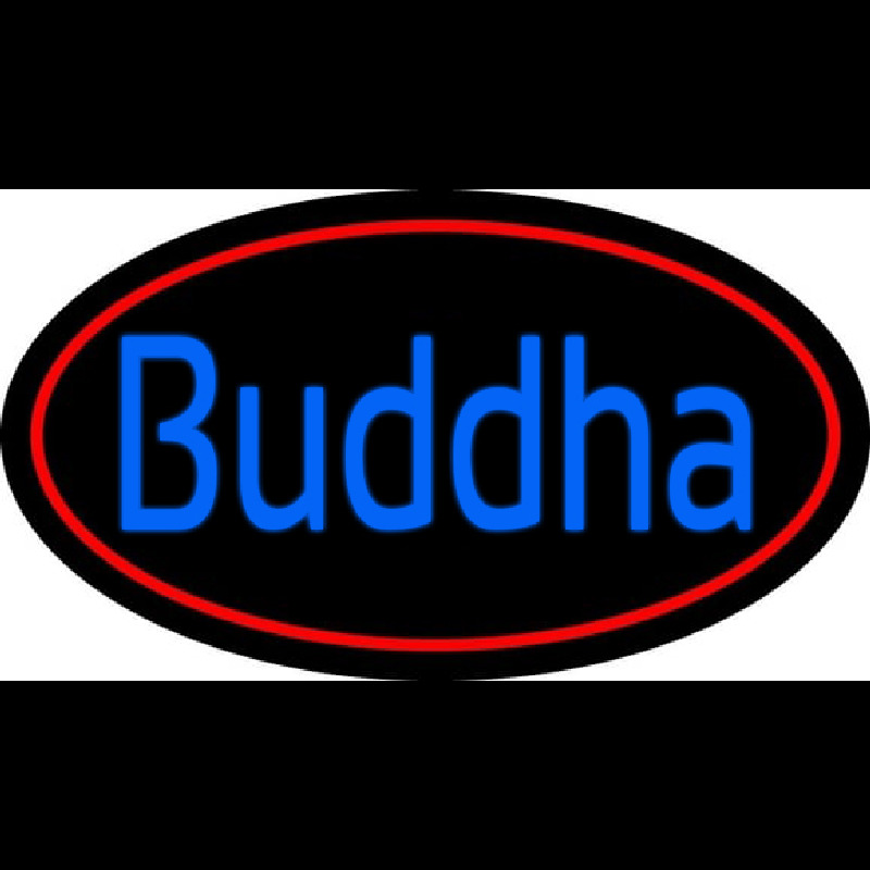 Blue Buddha Neon Sign