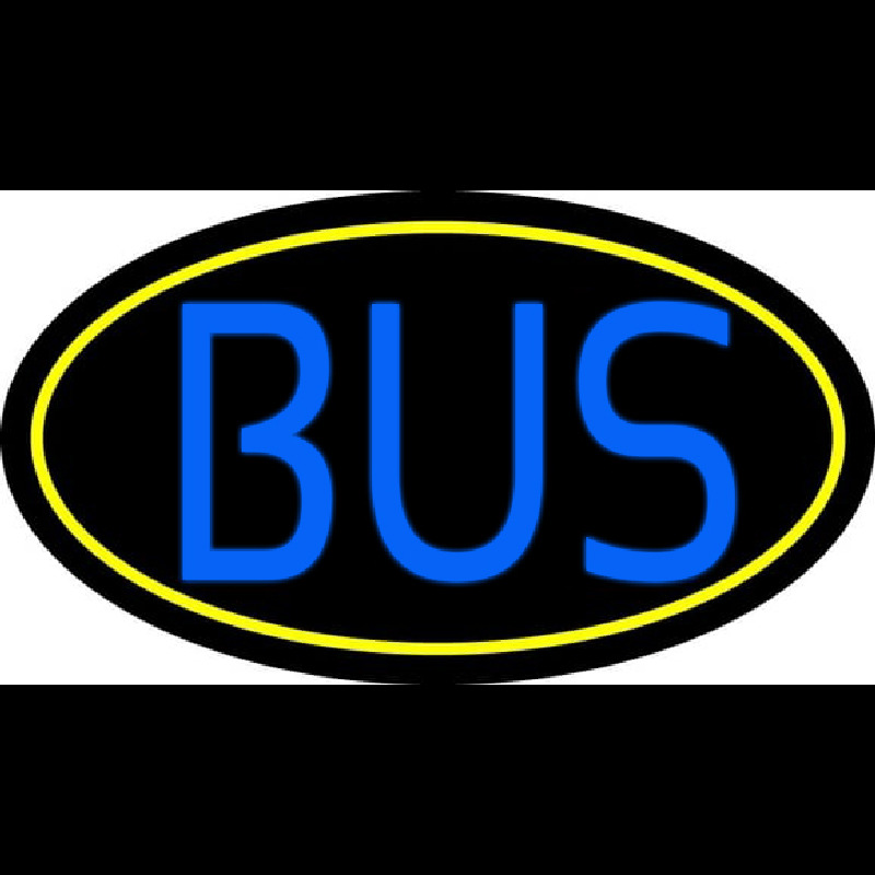 Blue Bus Neon Sign
