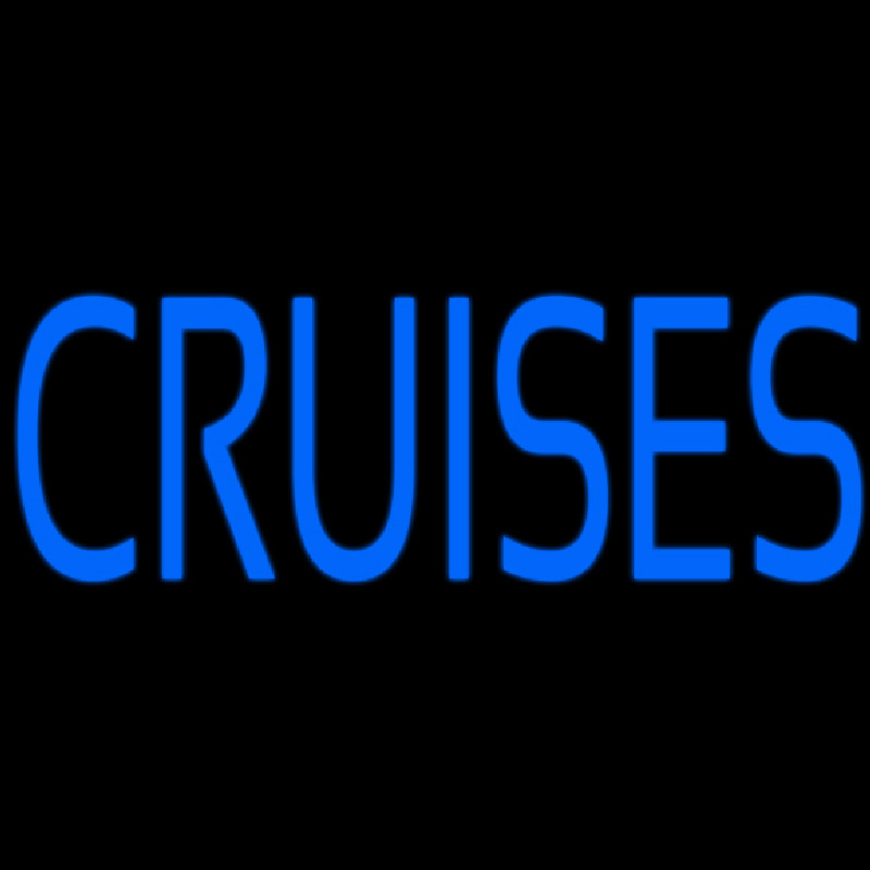 Blue Cruises Neon Sign