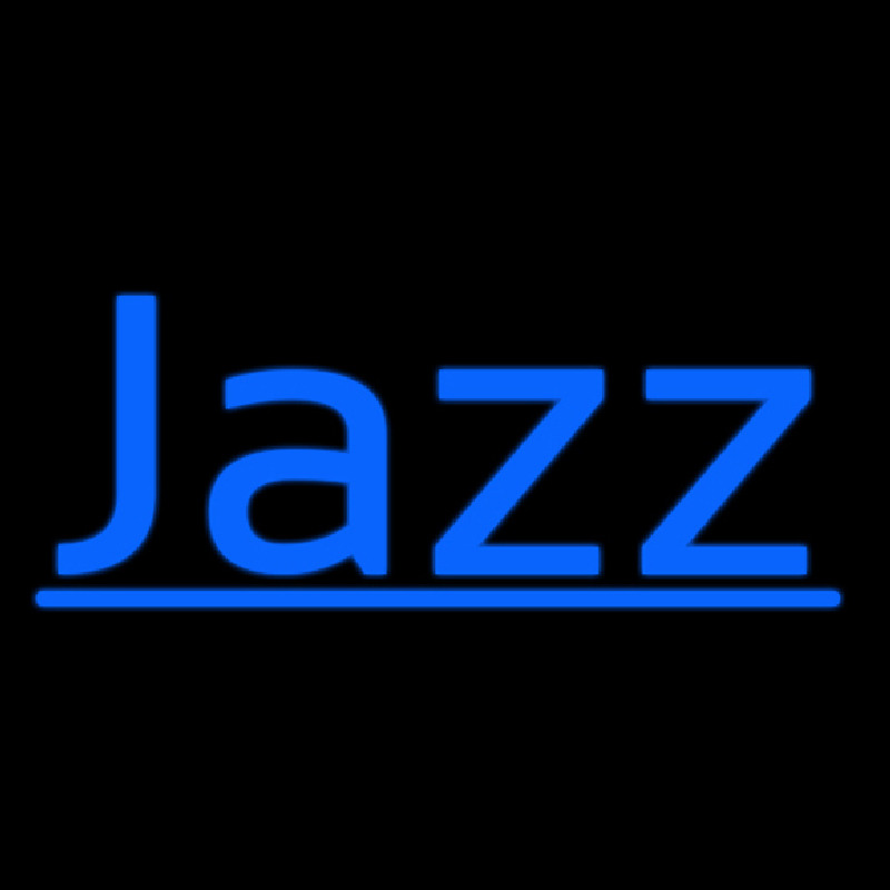 Blue Jazz Line Neon Sign