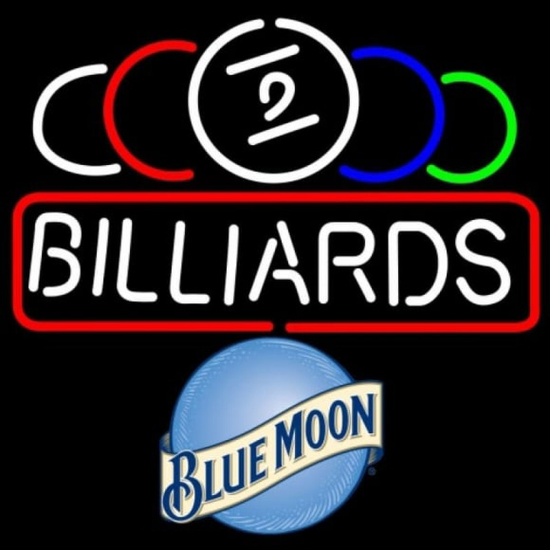 Blue Moon Ball Billiard Te t Pool 24 24 Beer Sign Neon Sign