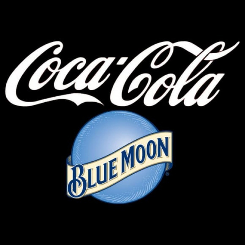 Blue Moon Coca Cola Beer Sign Neon Sign