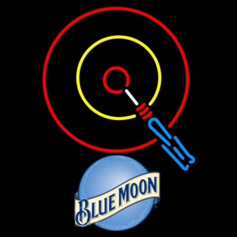 Blue Moon DART Beer Sign Neon Sign