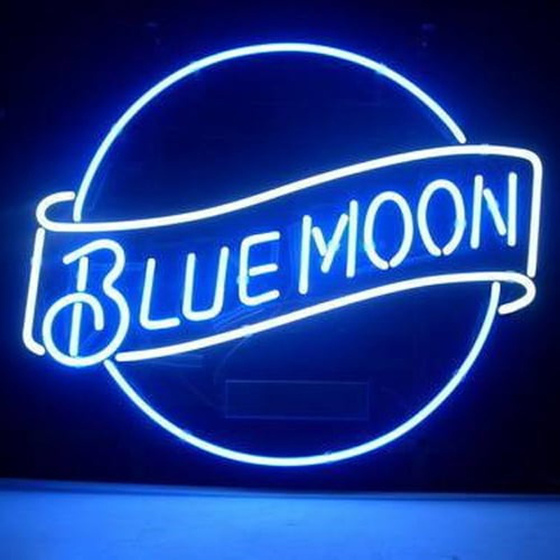 Blue Moon Lager Neon Sign ️