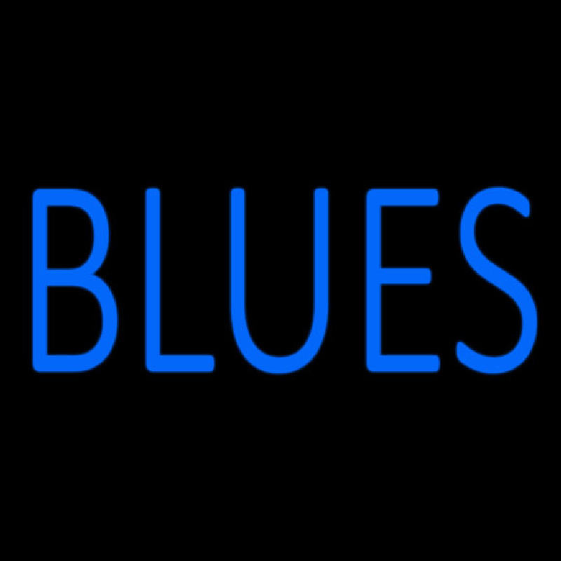 Blues Block Neon Sign