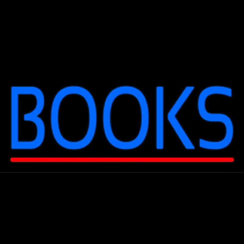 Books Neon Sign