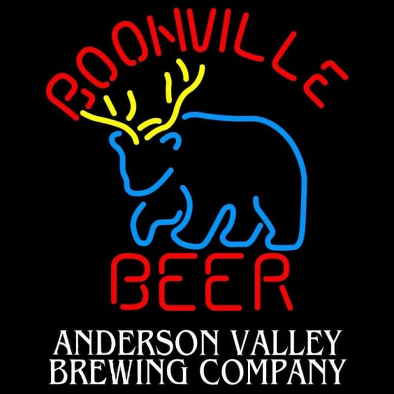 Boonville Deer Anderson Valley Neon Sign