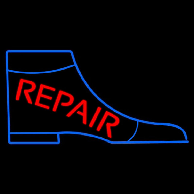 Boot Repair Neon Sign