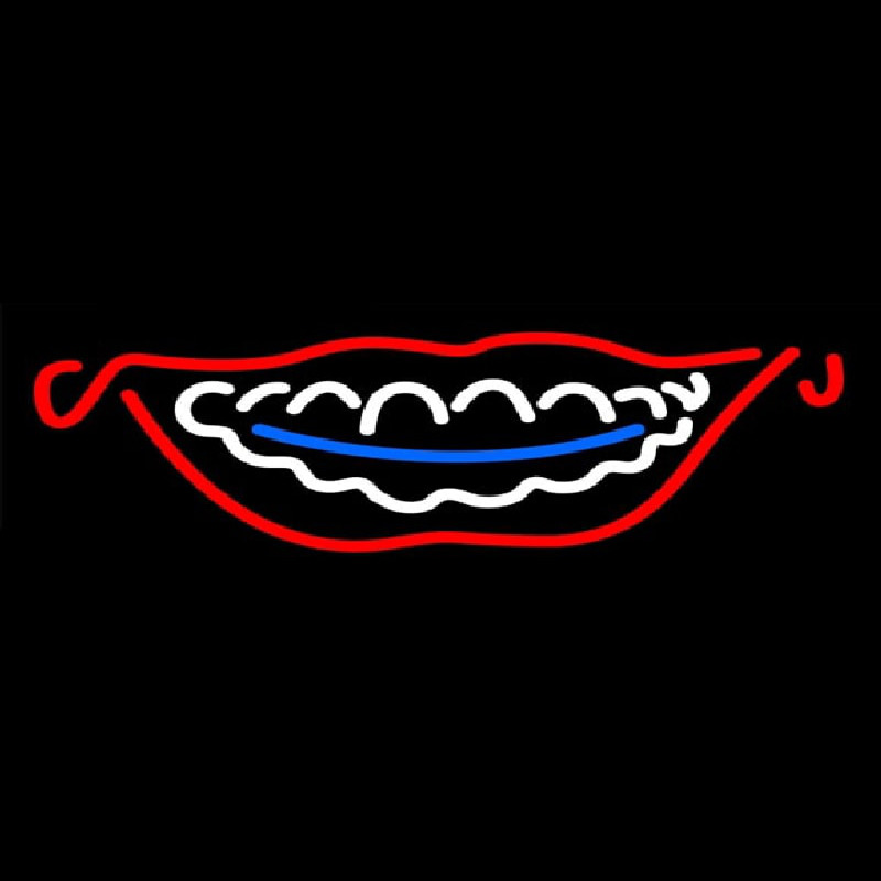 Braces Teeth Neon Sign