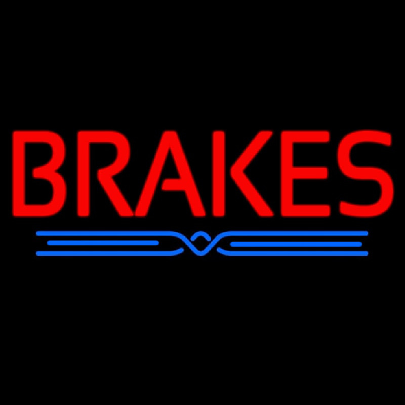 Brakes Block Neon Sign