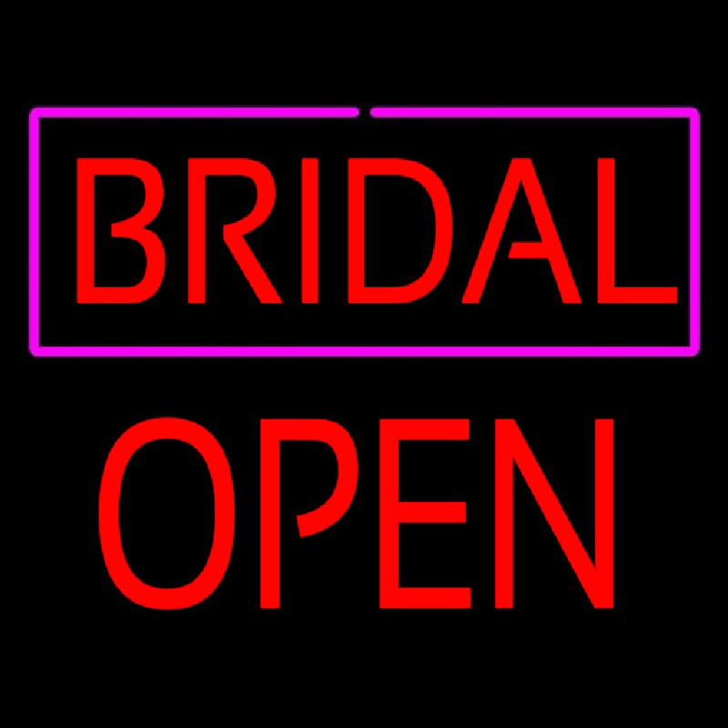 Bridal Block Open Neon Sign