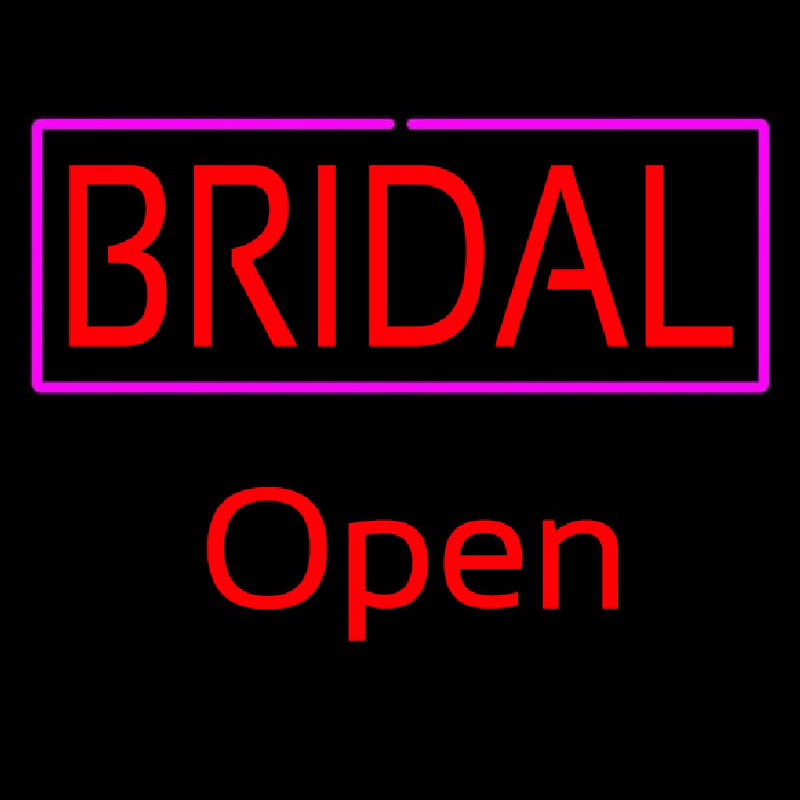 Bridal Red Open Neon Sign