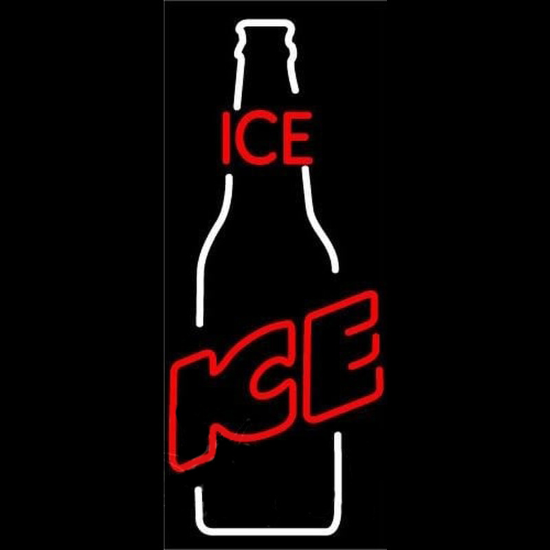 Bud Ice Bottle Beer Sign Neon Sign